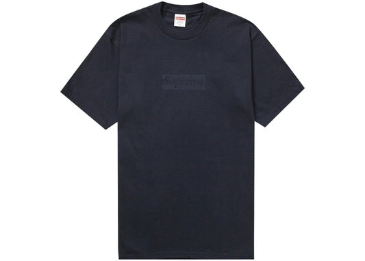 Supreme Tonal Box Logo Tee Navy