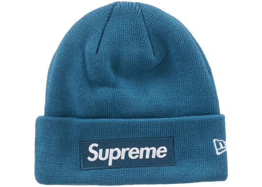 Supreme New Era Box Logo Beanie (FW23) Blue