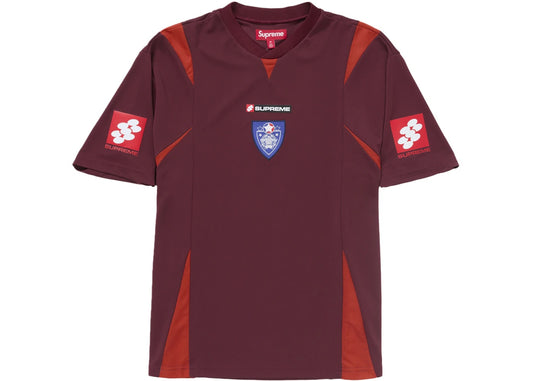 Supreme Crest Soccer Jersey Maroon