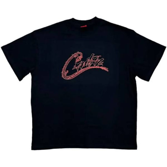 Corteiz Dragon Allstarz Tee Black